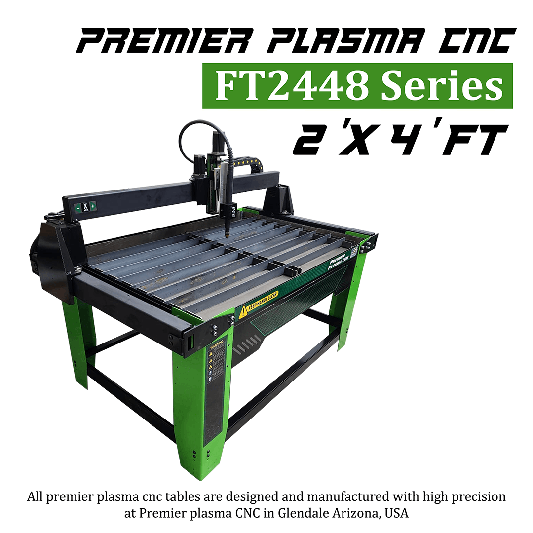 Premier Plasma CNC FT2448 Series 2'x4' CNC Table - Premier Plasma CNC