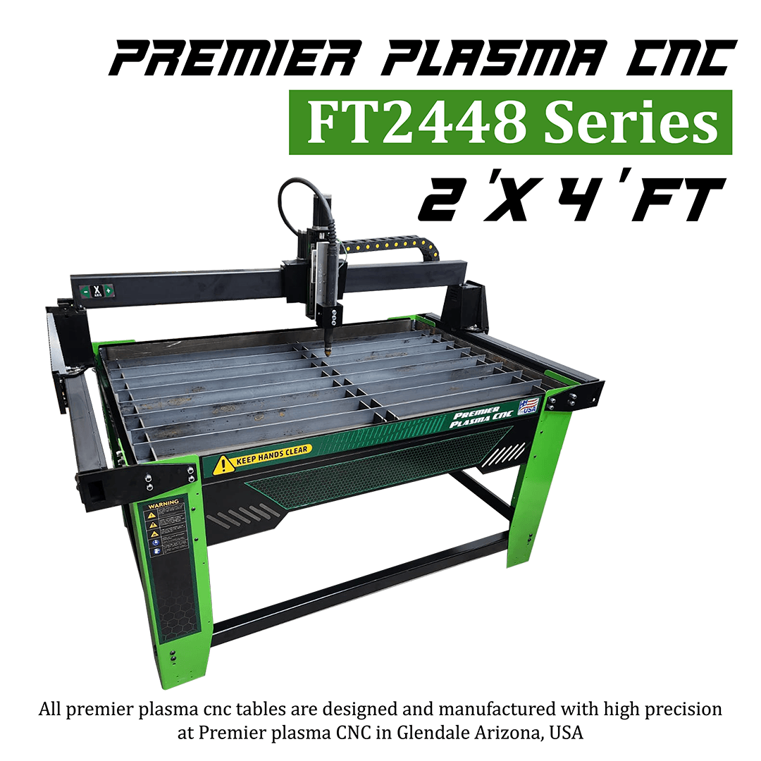 Premier Plasma CNC FT2448 Series 2'x4' CNC Table - Premier Plasma CNC