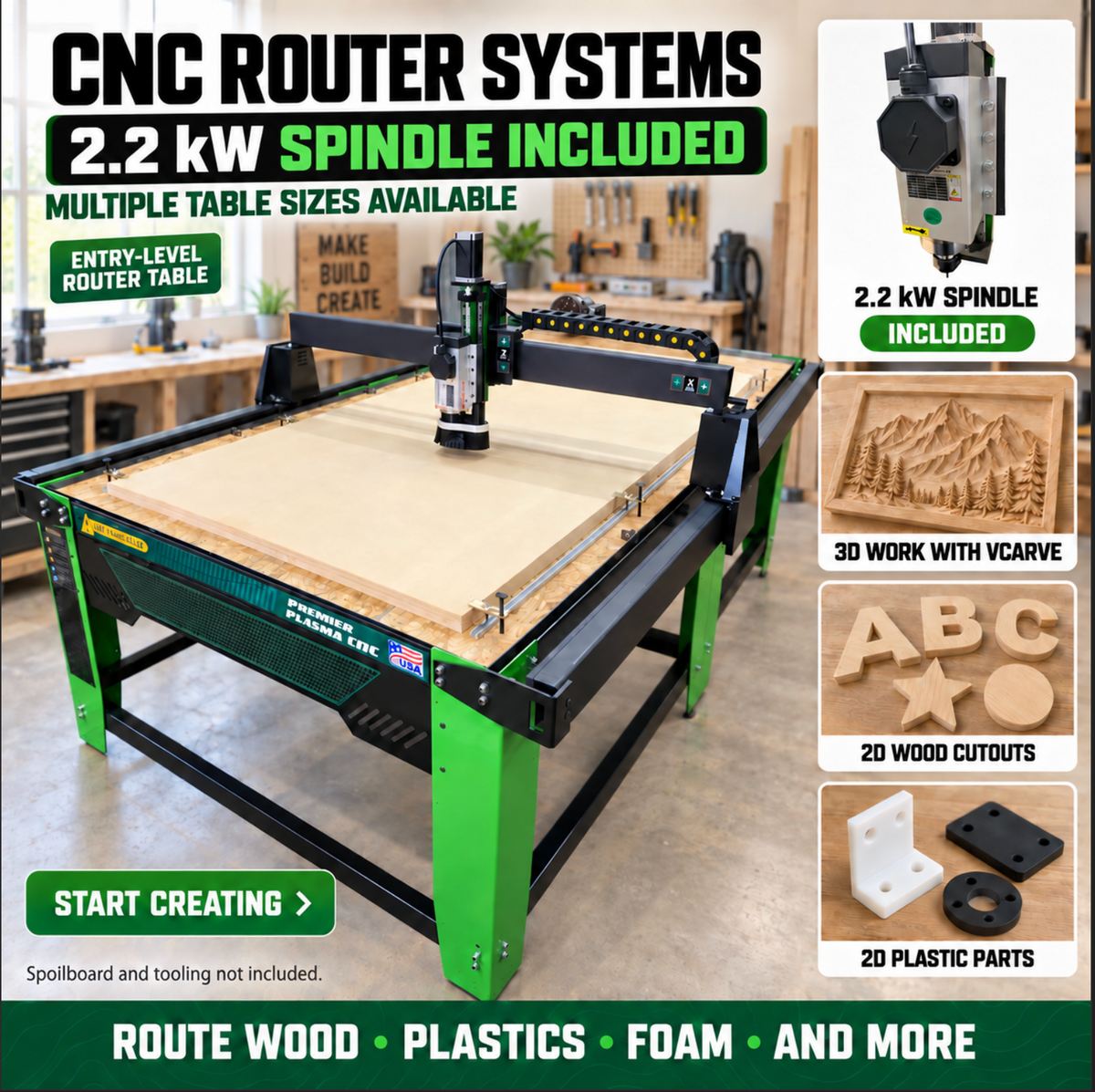 Premier Plasma CNC - Router Tables
